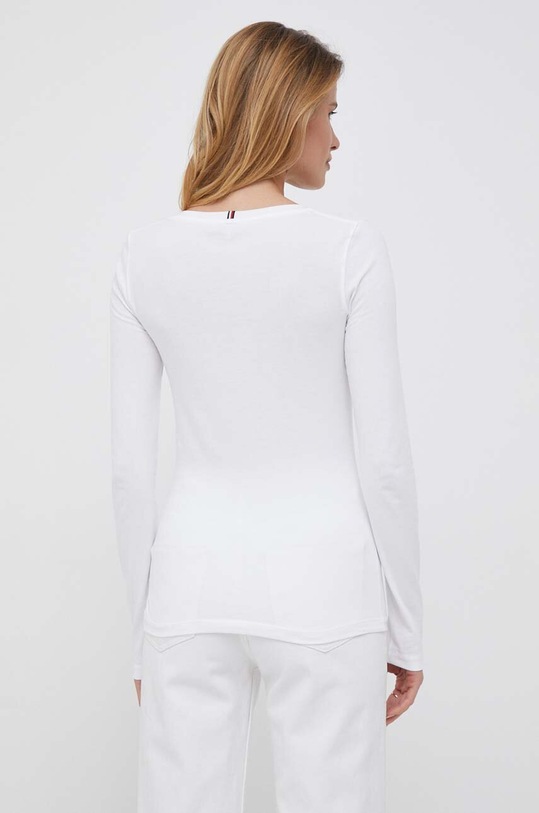 Odzież Tommy Hilfiger longsleeve WW0WW39147 biały