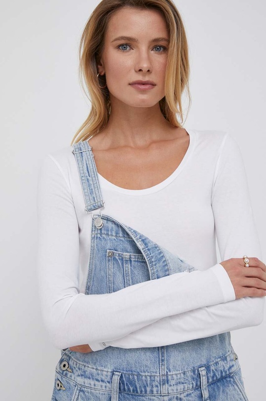 Tommy Hilfiger longsleeve biały WW0WW39147