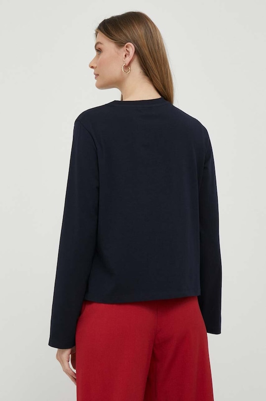 Odzież Tommy Hilfiger longsleeve WW0WW39784 granatowy