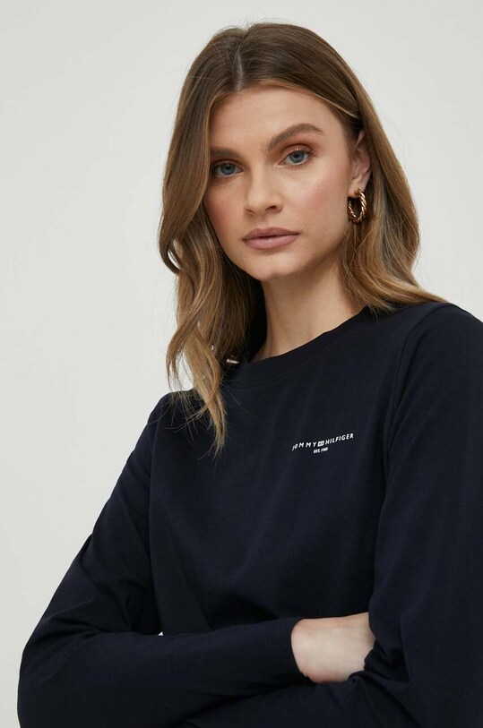 Tommy Hilfiger longsleeve granatowy WW0WW39784