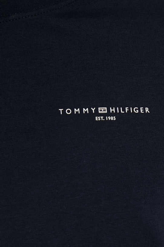 Tričko s dlhým rukávom Tommy Hilfiger WW0WW39784 tmavomodrá