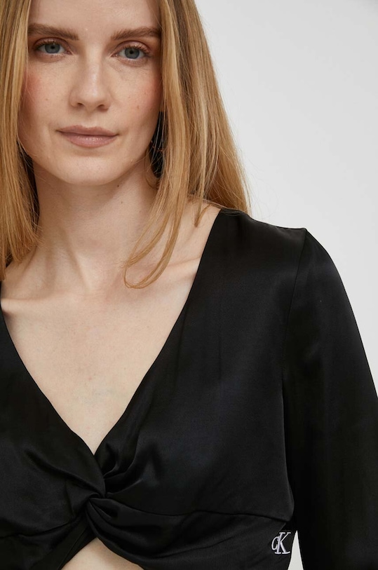 Calvin Klein Jeans bluza negru J20J221353