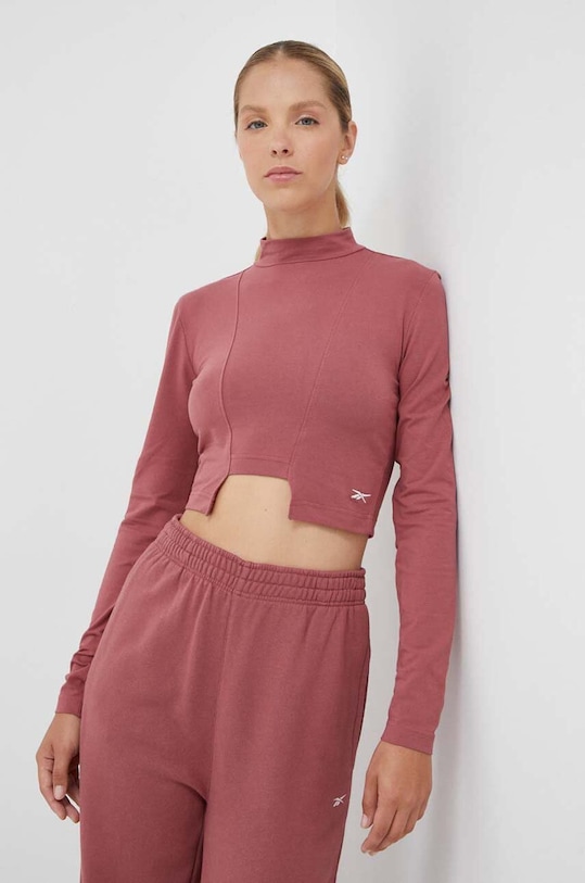 Лонгслів Reebok Classic slim рожевий 100036417