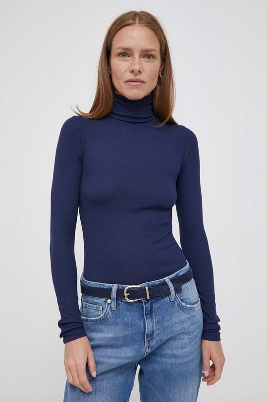Polo Ralph Lauren longsleeve 211814422 granatowy AW24