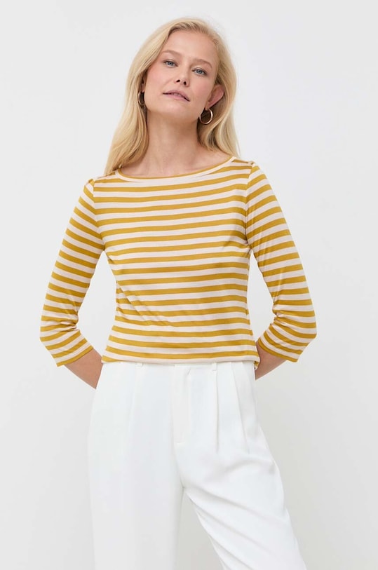 Svilena srajca z dolgimi rokavi MAX&Co. Drugo zelena 79440423