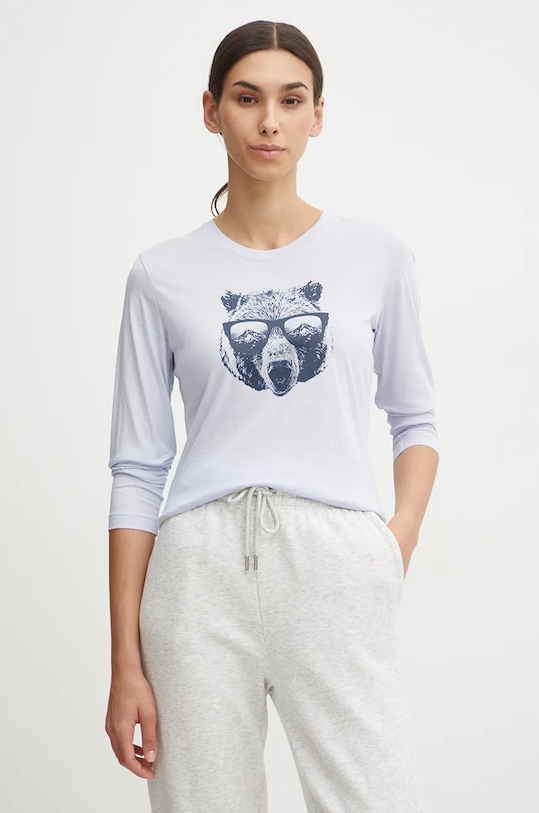 Tričko s dlouhým rukávem Columbia fialová 1960003