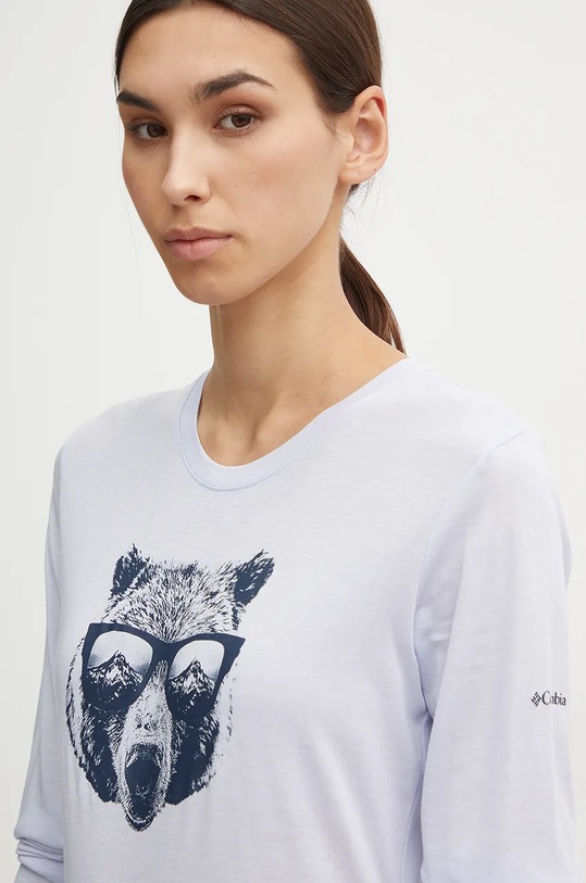 Tričko s dlouhým rukávem Columbia fialová 1960003