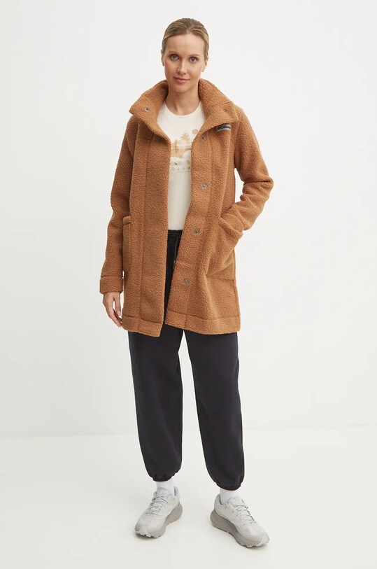 Tričko s dlouhým rukávem Columbia 1960003 béžová AW24