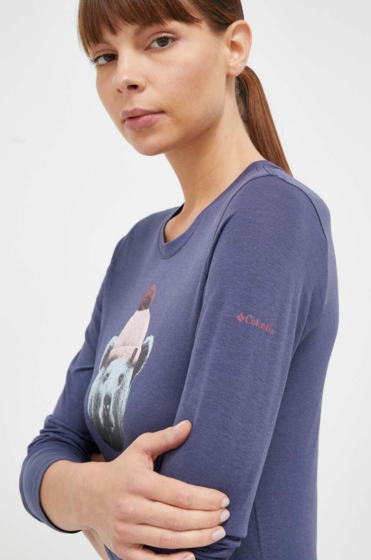 Блуза с дълги ръкави Columbia тъмносин 1960003