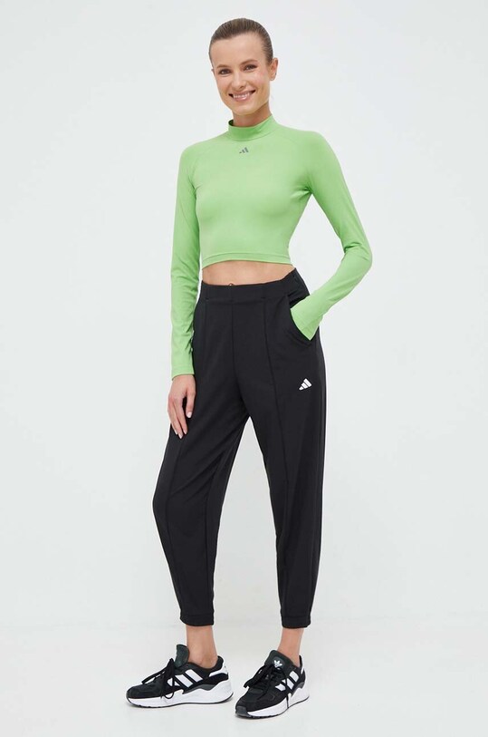 adidas Performance mânecă lungă de antrenament HIIT IM2656 verde AW23