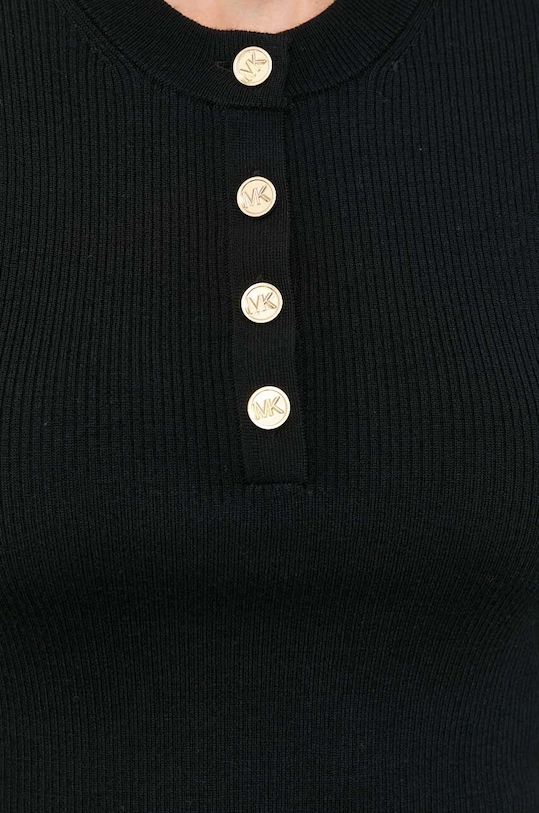 Вълнен пуловер MICHAEL Michael Kors MF360O14VR черен