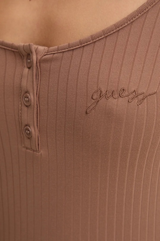 Guess longsleeve lounge brązowy O3BP01.KBXB2