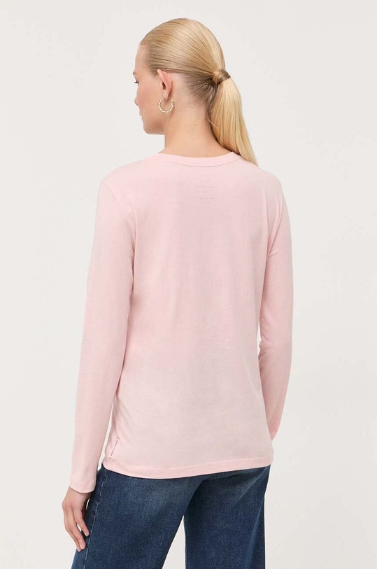Odzież Armani Exchange longsleeve bawełniany 8NYT95.YJ16Z różowy