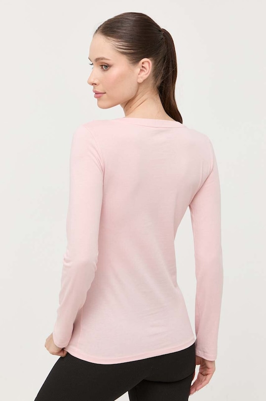 Odzież Armani Exchange longsleeve bawełniany 8NYTDG.YJ16Z różowy