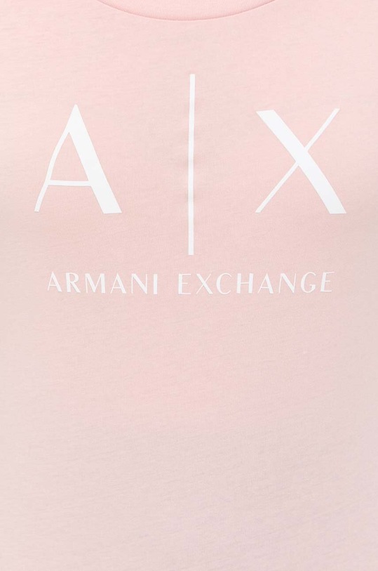 Armani Exchange longsleeve bawełniany 8NYTDG.YJ16Z różowy