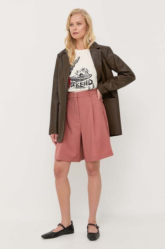 Longsleeve Weekend Max Mara 2359460433600 μπεζ AW23