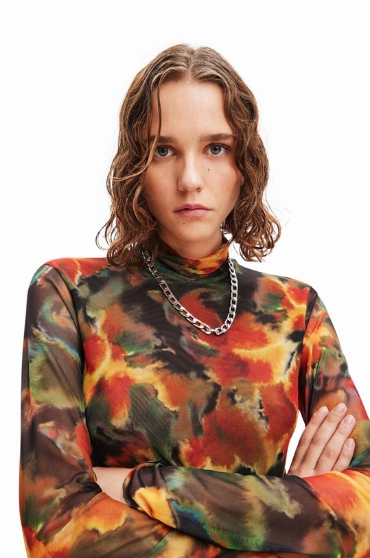 Ρούχα Longsleeve Desigual 23WWTK53 πολύχρωμο