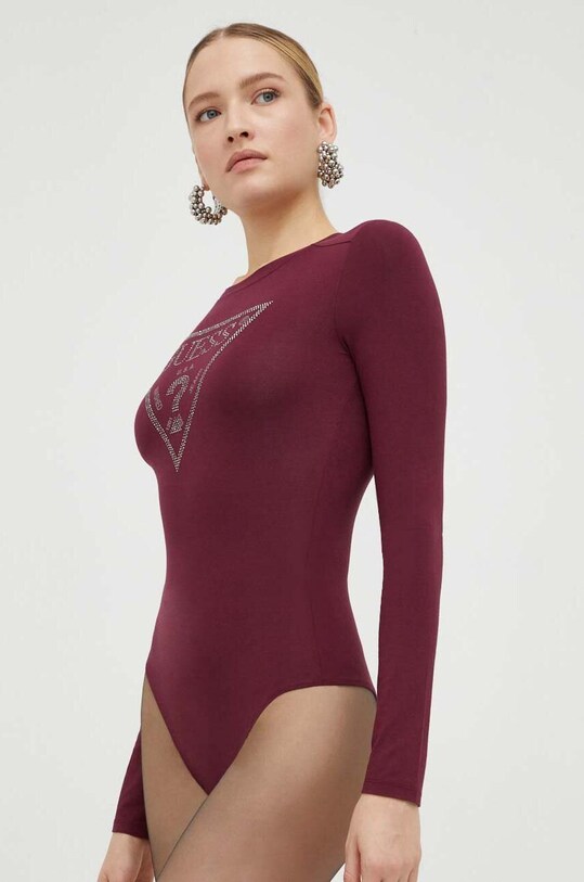 Guess body W3BP26.K68D2 bordowy AW23