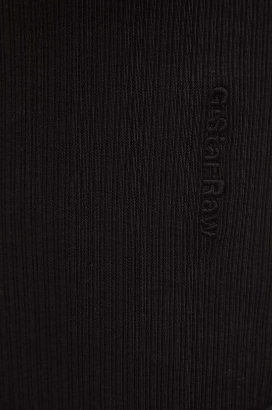 G-Star longsleeve din bumbac D23339.D289 negru