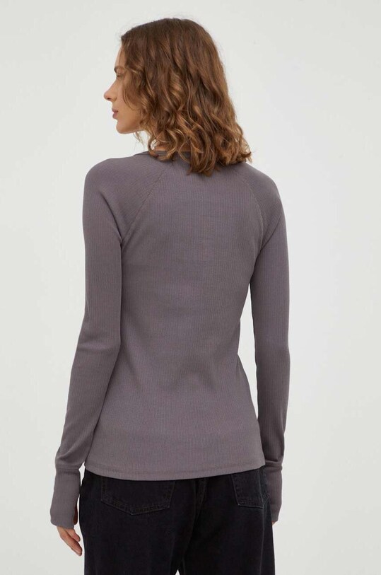 G-Star Raw longsleeve bawełniany D23342.D289 szary AW23