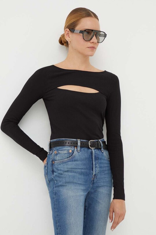 G-Star longsleeve negru D23811.D493