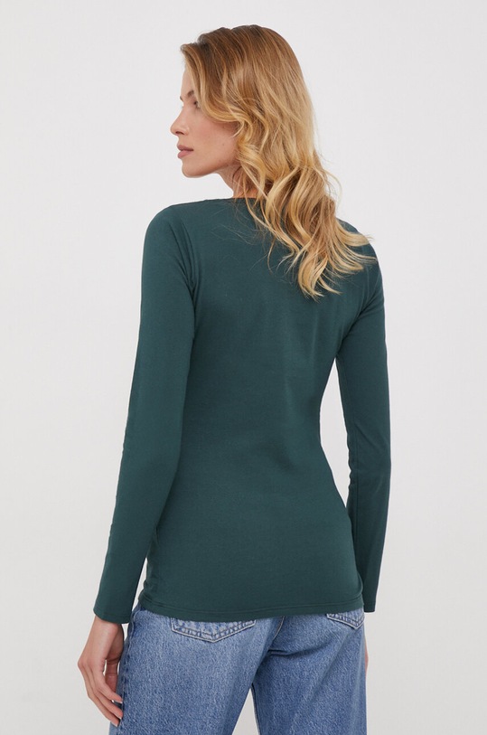 Odzież Pepe Jeans longsleeve bawełniany PL505306.692 zielony