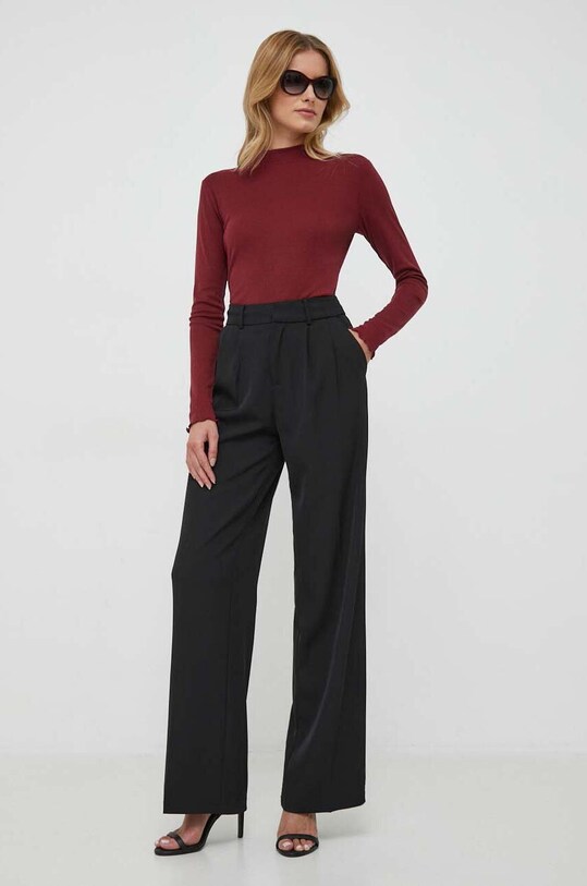 Pepe Jeans longsleeve PL505675.299 bordowy AW23