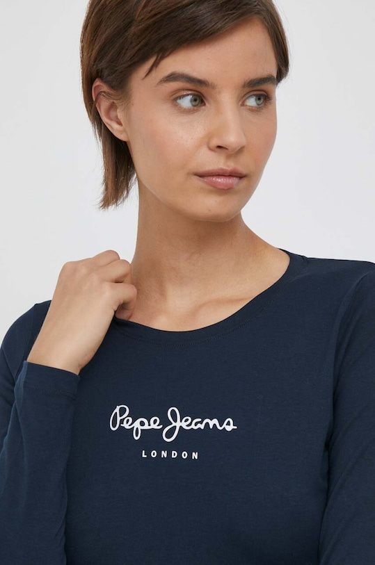 Pepe Jeans hosszú ujjú New Virginia sötétkék PL505203.594