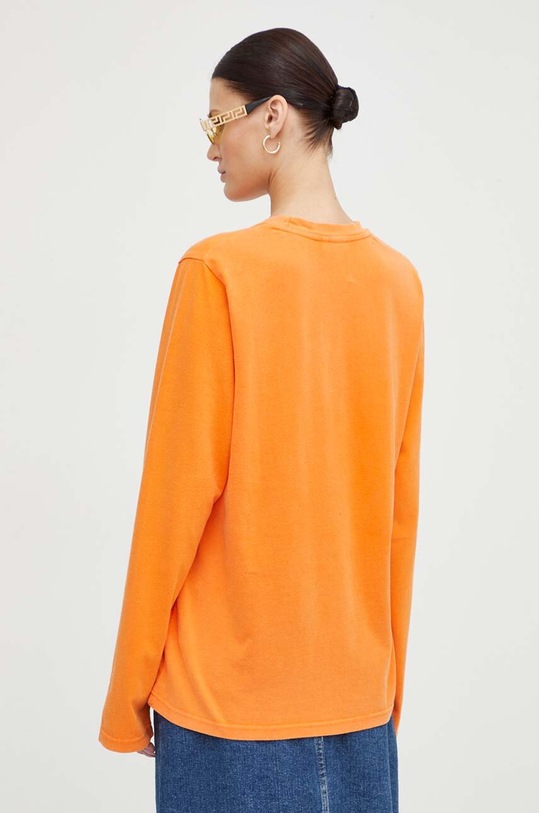 Ρούχα Βαμβακερή μπλούζα με μακριά μανίκια Résumé 18771067 πορτοκαλί