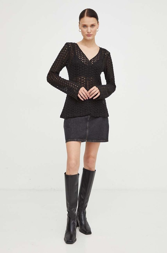 Résumé kardigan 18871036 czarny AW23