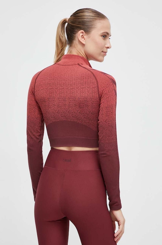 Oblačila Majica z dolgimi rokavi za vadbo Hummel Fade 221835 rdeča