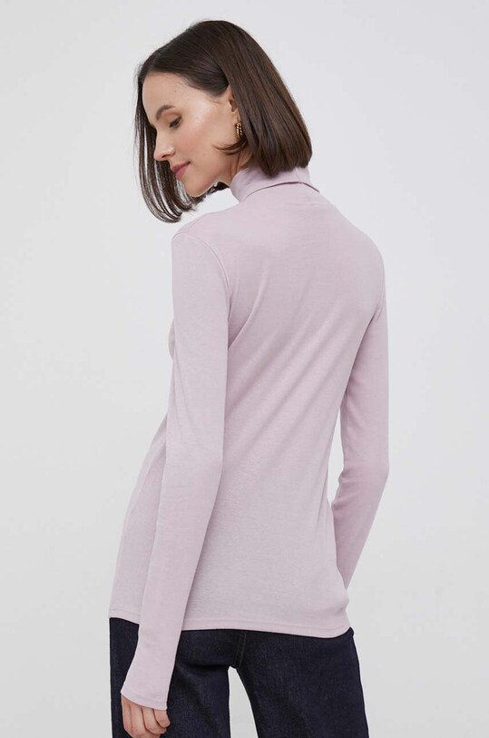Odzież United Colors of Benetton longsleeve bawełniany 3GA2E2224.24D różowy