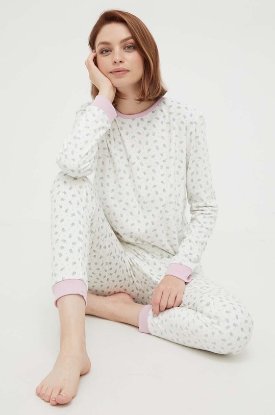 United Colors of Benetton bluza lounge pozostałe beżowy 35O03M04B.64Q