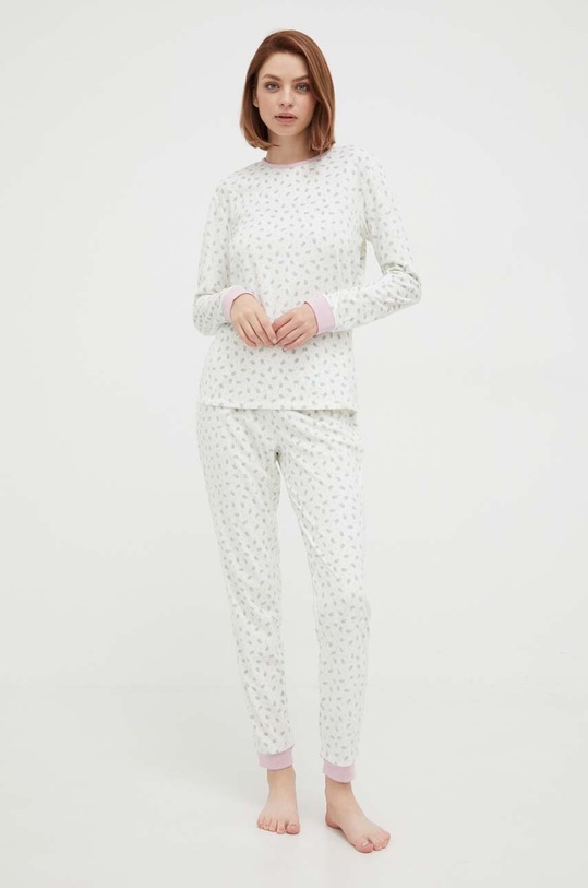 United Colors of Benetton bluza lounge 35O03M04B.64Q beżowy AW23