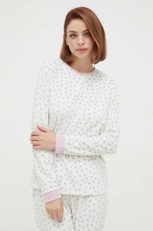 United Colors of Benetton bluza lounge beżowy 35O03M04B.64Q