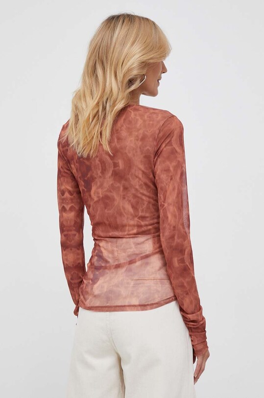 Ρούχα Longsleeve Sisley 3XAFL103V.61Z καφέ