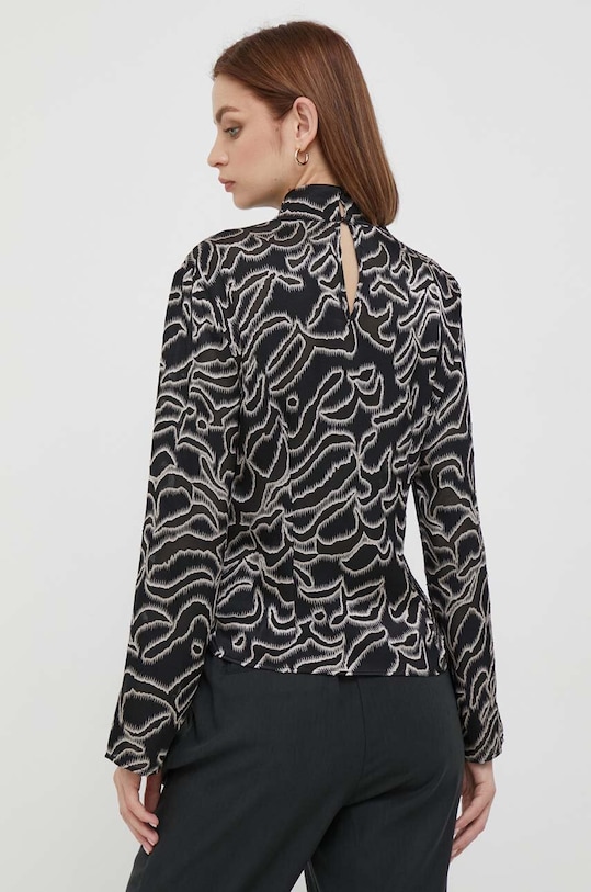 Одежда Блузка Sisley 53KDLQ056.61M чёрный