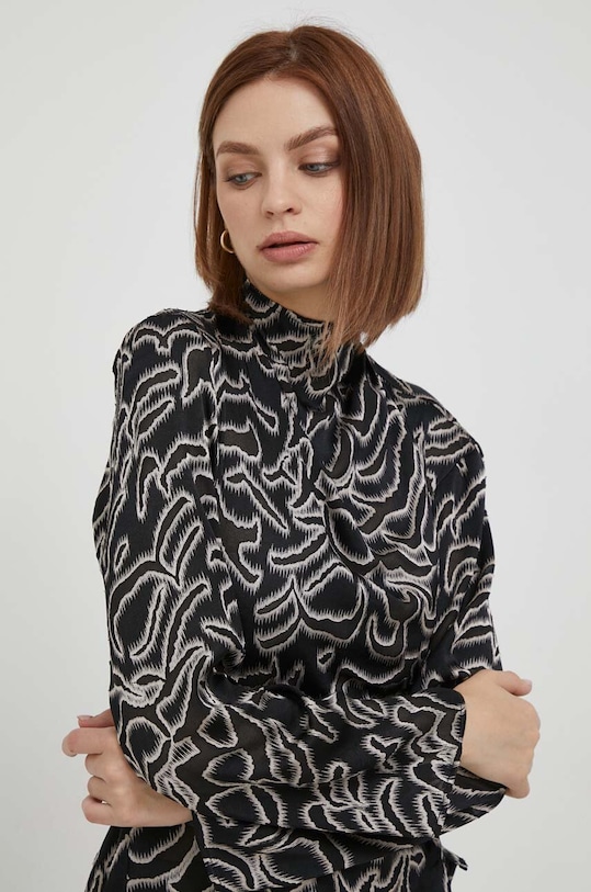 Блузка Sisley чёрный 53KDLQ056.61M