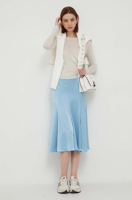 Longsleeve Sisley 3XFRL1049.0L8 μπεζ AW23