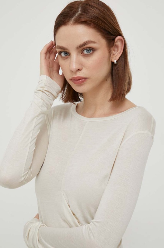 Longsleeve Sisley μπεζ 3XFRL1049.0L8