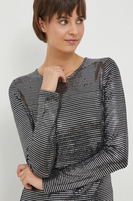 Μπλουζάκι Sisley ασημί 5OTMLQ05H.901