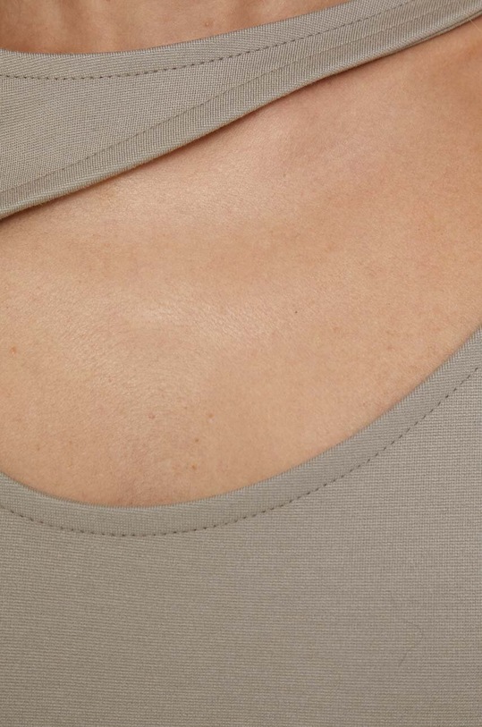 Tričko s dlhým rukávom Sisley 3IHKL104D.21F sivá