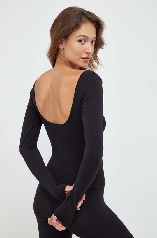 Odzież BOSS longsleeve lounge 50500290 czarny