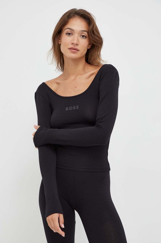 BOSS longsleeve lounge czarny 50500290