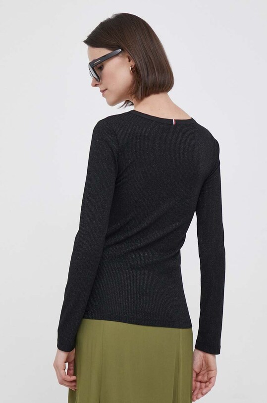Одяг Лонгслів Tommy Hilfiger WW0WW40303 чорний