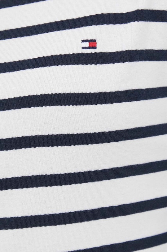Pamučna majica dugih rukava Tommy Hilfiger WW0WW40829 bijela