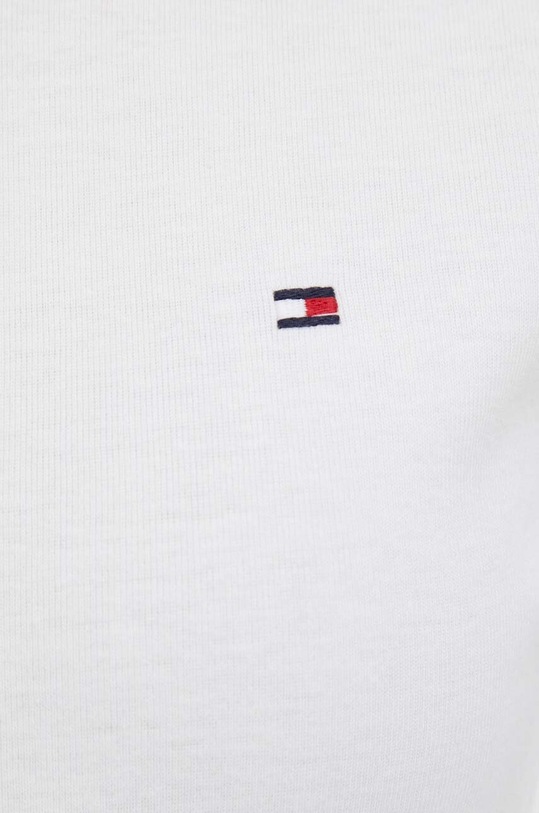 Tommy Hilfiger longsleeve bawełniany biały WW0WW40829