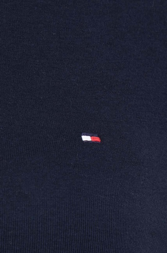 Βαμβακερή μπλούζα με μακριά μανίκια Tommy Hilfiger WW0WW40829 σκούρο μπλε