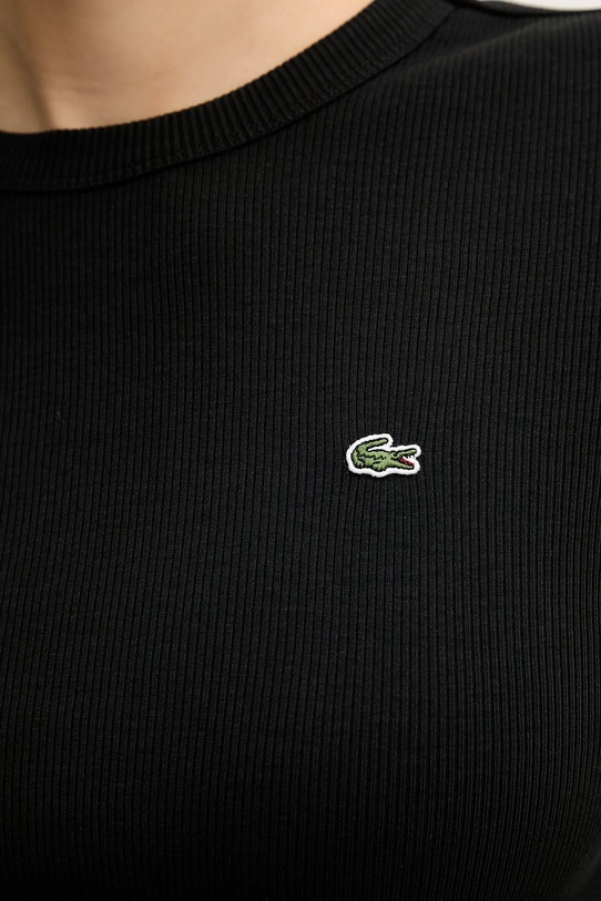 Lacoste longsleeve bawełniany TF1692 czarny