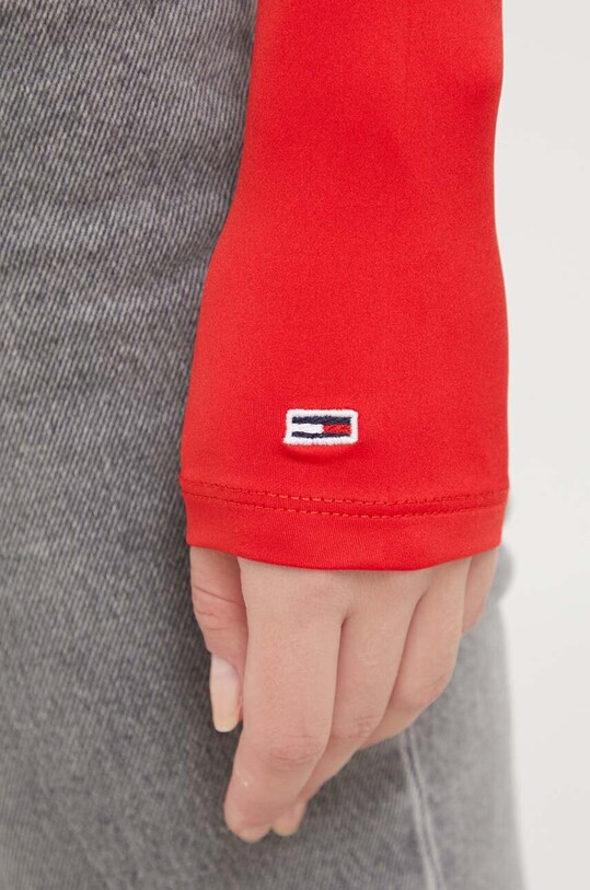 Tommy Jeans longsleeve DW0DW16502 czerwony